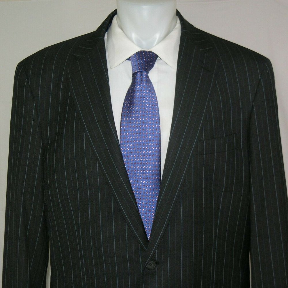 Mr. Ned Canvassed Custom Made Flat Front Dark Gra… - image 4